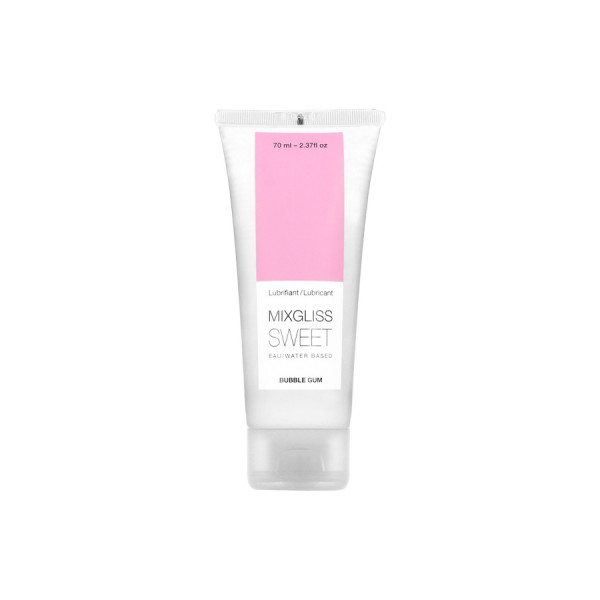 Lubrifiant Mixgliss eau Sweet Bubble Gum 70 ML 